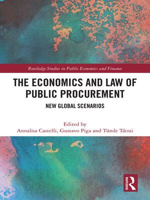 cover image of The Economics and Law of Public Procurement
